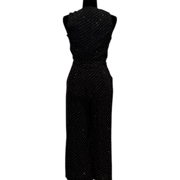 ⭐ Michael Kors Black Belted Sleeveless Jumpsuit – Size Medium - Picture 2 of 6